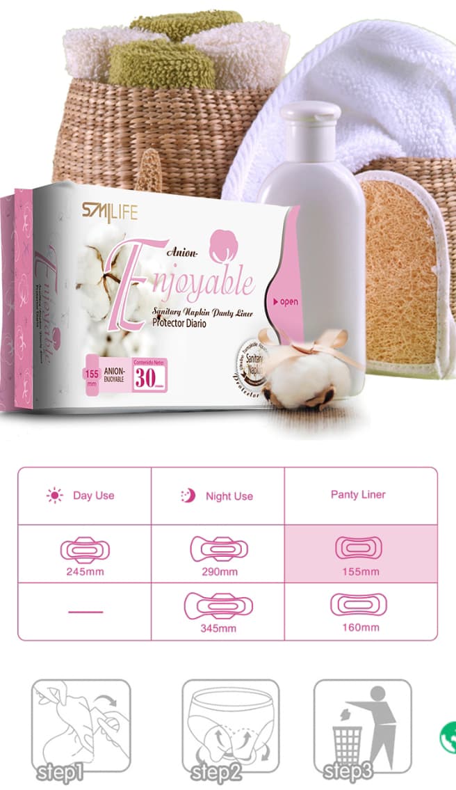 SMILIFE Sanitary Napkin Panty Liner (Anio-Enjoyable)