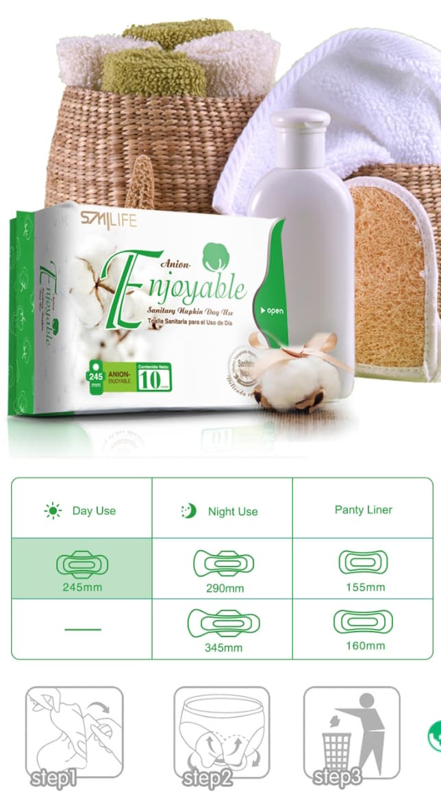 SMILIFE Sanitary Napkin Day Use (Anio-Enjoyable)