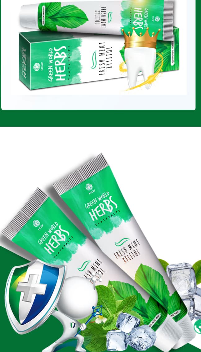 Herbs Toothpaste Fresh Mint