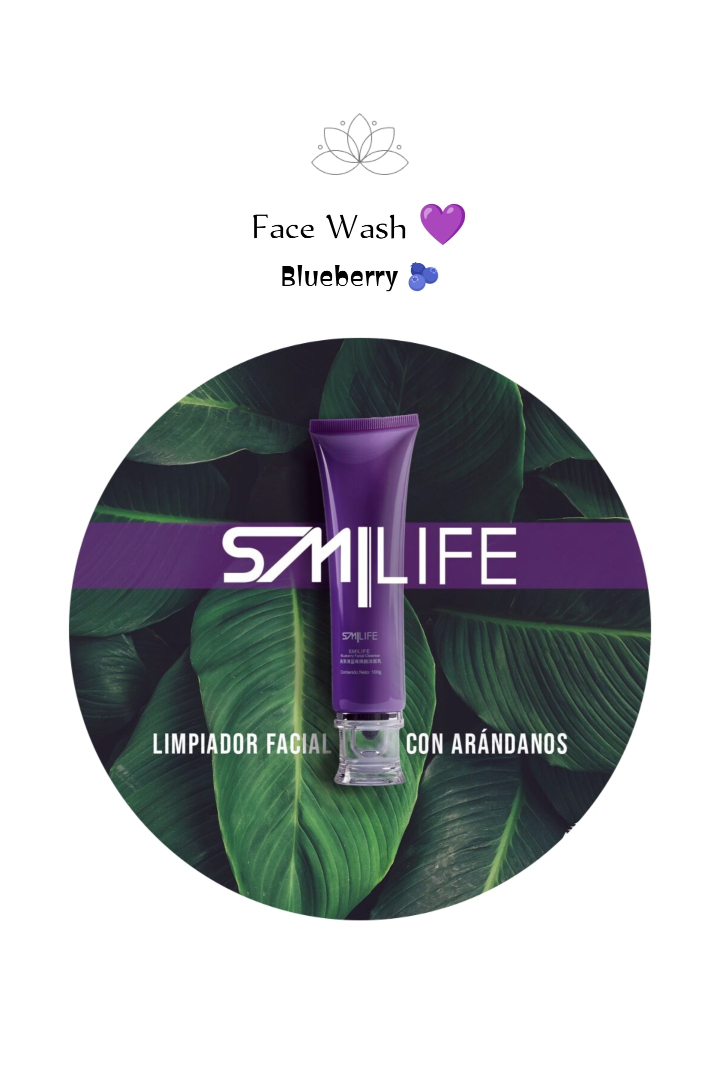 Smilife Face Wash (Blueberry)