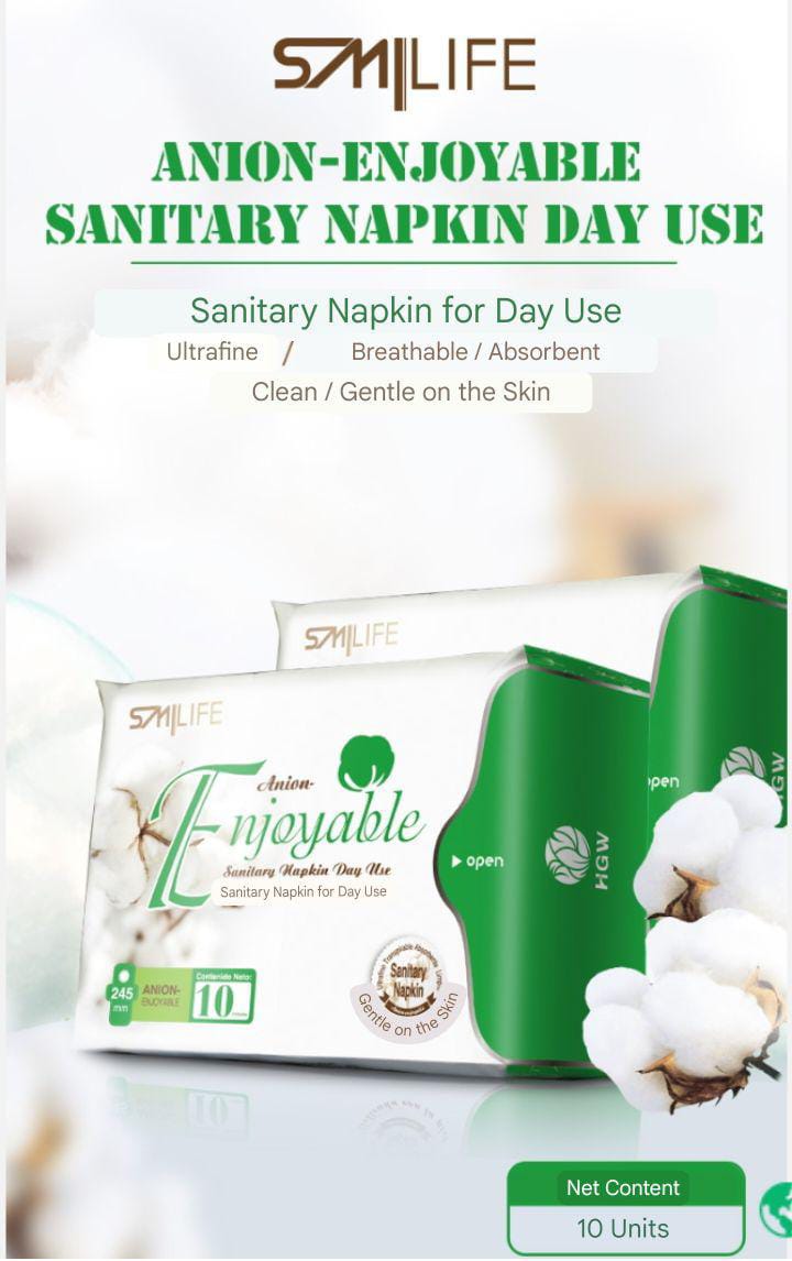SMILIFE Sanitary Napkin Day Use (Anio-Enjoyable)